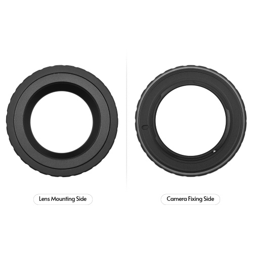 T2-M4/3 Metal Lens Mount Adapter Ring T/T2 Mount Lens Adapter Replacement for Panasonic DMC-G1/DMC-GH1/DMC-GF1 for Olympus EP1/EP2/EPL1 Micro 4/3 Mount Cameras 