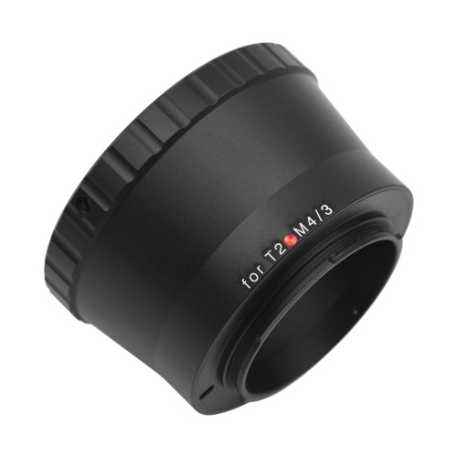 T2-M4/3 Metal Lens Mount Adapter Ring T/T2 Mount Lens Adapter Replacement for Panasonic DMC-G1/DMC-GH1/DMC-GF1 for Olympus EP1/EP2/EPL1 Micro 4/3 Mount Cameras 