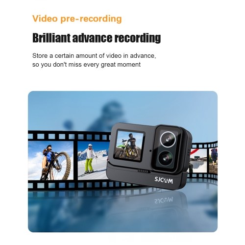 SJCAM SJ20 Action Camera 4K Ultra HD 20MP Waterproof Anti-shaking with 2.0in Touch Control Screen Dual Screen 