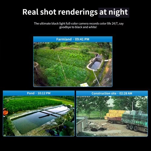 3MP Solar Powered Wireless Monitor Camera Wall Mount Smart WiFi Camera with Solar Panel 