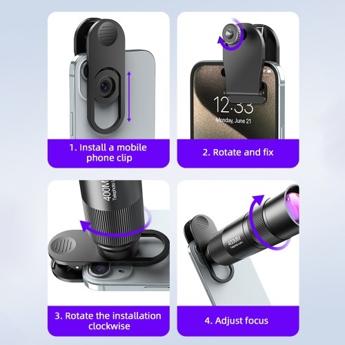 400MM Phone Telephoto Lens for Smarphone 