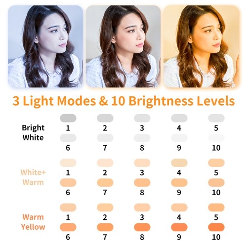 XJ75 Dual Color Temperature Pocket Photography Light Video Conference LED Fill Light