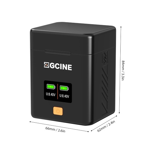 ZGCINE NP-FZ100 Camera Battery Charging Case 
