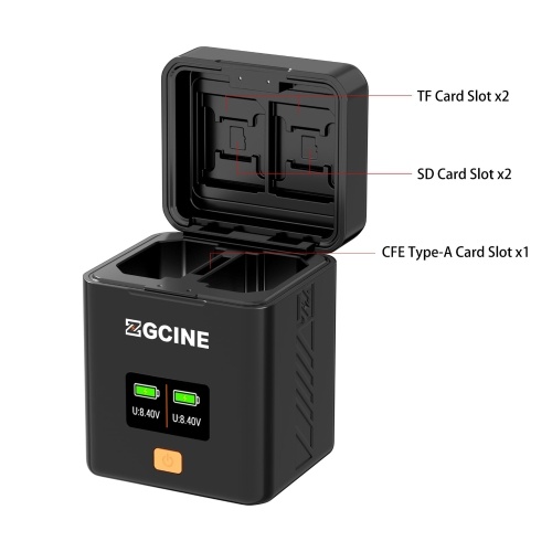 ZGCINE NP-FZ100 Camera Battery Charging Case 