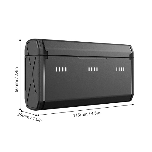 TELESIN Sports Camera Battery Charger Set with 1 * 3-slot Battery Charging Box 2 * 1950mAh Action Camera Batteries Replacement for GoPro Hero 13 