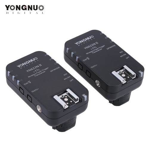 YONGNUO YN622N II 2.4G Wireless i-TTL Flash Trigger Receiver Transmitter Transceiver for Nikon D70 D80 D90 D200 D300 D600 D700 D800 D3000 D5000 D7000 Series