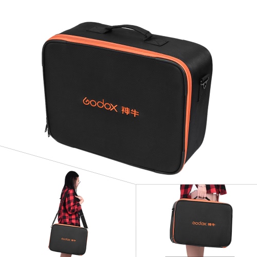

Second Hand Godox Studio Flash Strobe Padded Hard Carrying Storage Bag Case Black for Godox AD600/AD360 Series Flash and Other Brand Outdoor Flash Accessory
