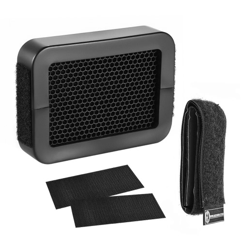 

Micnova MQ-FW01 1/8 Inch Universal Honeycomb Grid Honeycomb Speed Grid for External Camera Flashes