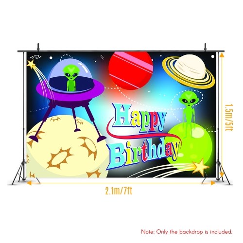 7 * 5ft buon compleanno cartone animato sfondo bambino doccia bambino compleanno fotografia sfondo