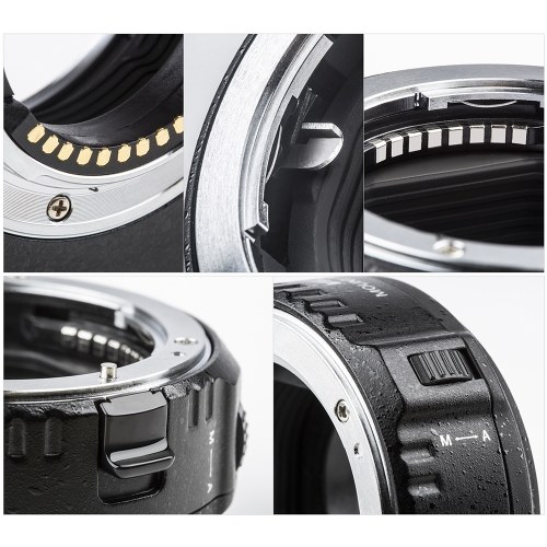 Viltrox NF-M1 Auto Focus Lens Mount Adapter Support VR EXIF Transmitting 