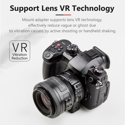 Viltrox NF-M1 Auto Focus Lens Mount Adapter Support VR EXIF Transmitting 