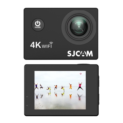 SJCAM SJ4000AIR 4K HD Action Camera with 2-inch IPS Screen 16MP 170°Wide Angle 30m Waterproof Support WiFi Connection with Waterproof Case Adapters 