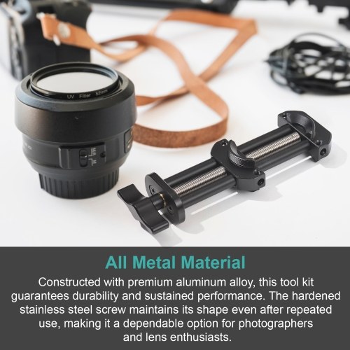 Repair Tool Camera Tool with Detachable Flat and Pointed Tips for Camera Lens All Metal Lens Repair Set 