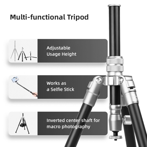 Portable Camera Tripod Stand Monopod Tripod with Carrying Bag 