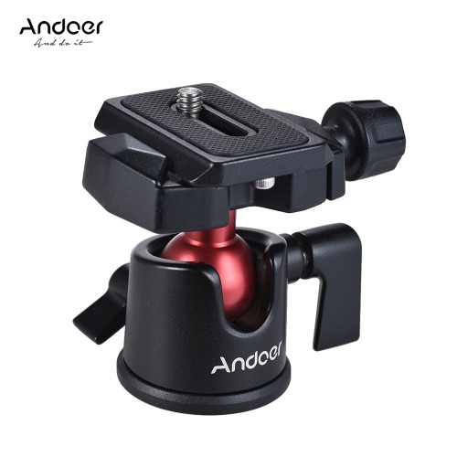 

Andoer Mini Ball Head Ballhead Tabletop Tripod