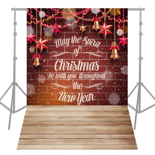 

Andoer 1.5 * 2.1m/5 * 7ft High Quality Christmas Style Photography Background