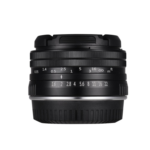 

VELEDGE 32mm F/1.6 Super High Resolution Large Aperture Standard Camera Prime Lens Lightweight MF Manual Focus Lens 0.25m Closest Focal Length for Fuji Fujifilm X-Mount Mirrorless Cameras for Fuji X-A1 X-A10 X-A2 X-A3 X-at X-M1 X-M2 X-T1 X-T10 X-T2 X-T20 