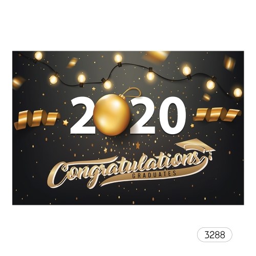 

7*5ft Professional Backdrop The Class of 2020 Graduation Photography Background