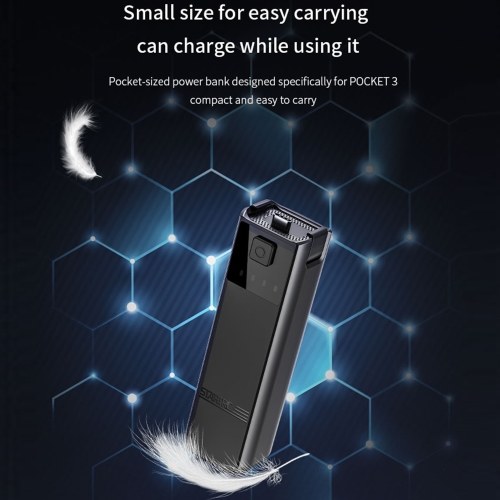 STARTRC Handheld Power Bank Hand Grip 4000mAh Portable Battery Handle with Type-C Interface Battery Grip Replacement for DJI Osmo Pocket 3 