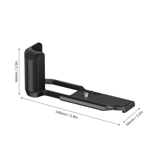 Poyinco Camera L Plate Quick Release L-Shaped Plate Aluminum Alloy Vlog Expansion Bracket Camera Grip Replacement for Nikon ZF Camera 