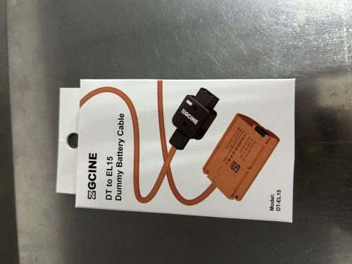 ZGCINE EN-EL15 Dummy Battery with D-Tap Connector Power Cable 60cm Long D-Tap to EN-EL15 Dummy Battery Replacement for Nikon Z8/ Zf/ Z6/ Z6II/ Z7II/ Z5/ D850/ D810/ D810A/ D780/ D750/ D610/ D500/ D7500/ D7200 Cameras