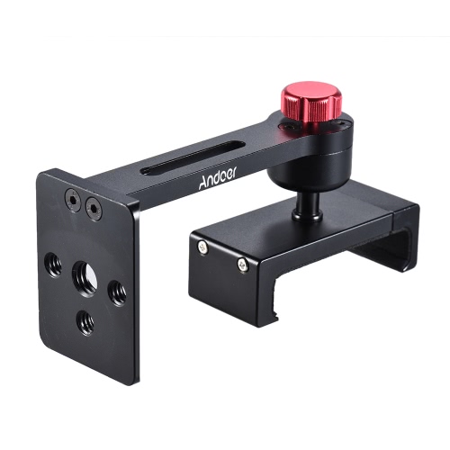

Andoer SP-01 Table Aluminum Alloy Phone Holder Mobile Photography Bracket Ball Locks Adjustable Multiple Angles with 1/4" & 3/8" S