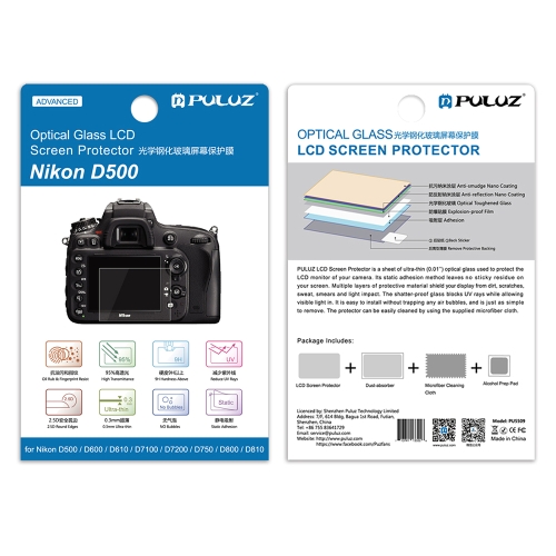 

PULUZ Camera Screen Protective Films Protect Film Anti-scratch Hardness Tempered Glass Screen Protector