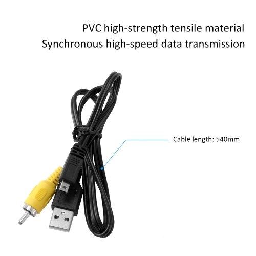 

2 in 1 Sports DV Mini Camera USB Data Line Sport Cam Leads AV Cable
