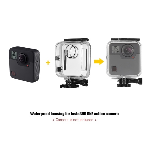 

Camera Waterproof Case Housing with Mounting Bracket for GoPro Fusion Action Camera