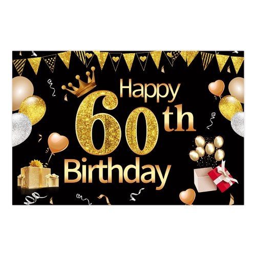7*5ft Happy Birthday Photo Backdrop Adult Birthday Theme Photography Background