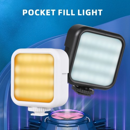5W Pocket Led Light Mini Video Lamp Bi-color Photography Light 