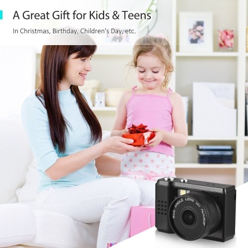 Mini Digital Video Camera 1080P Camcorder Built-in Battery with LCD Screen Flash for Photo Video 