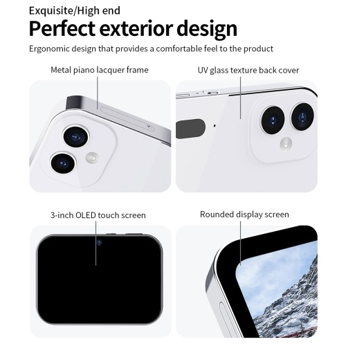 4K CCD Digital Camera 64MP Digital Video Camera with 3 Lens 3 Inch Touch Panel 