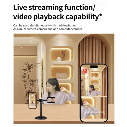 4K CCD Digital Camera 64MP Digital Video Camera with 3 Lens 3 Inch Touch Panel 