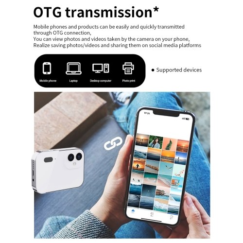 4K CCD Digital Camera 64MP Digital Video Camera with 3 Lens 3 Inch Touch Panel 