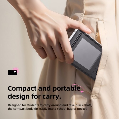 1080P Digital Camera 48MP Pocket Digital Video Camera with 32GB TF Card USB Card Reader 