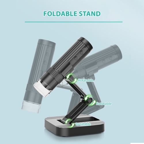 W1B Desktop USB Microscope Handheld Digital Microscope for Adults Kids Coin Microscope 