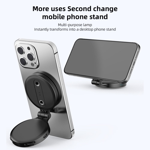 Tomtop Magnetic LED Fill Light for Phone Selfie Light Foldable Smartphone Light 