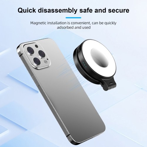 Tomtop Magnetic LED Fill Light for Phone Selfie Light Foldable Smartphone Light 