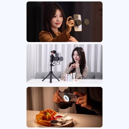 Tomtop Magnetic LED Fill Light for Phone Selfie Light Foldable Smartphone Light 