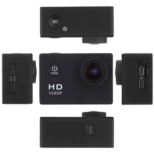 

F23 1080P 30 FPS 12MP 1.5 «экран водонепроницаемый 30M ударопрочный 170° широкий угол открытый действий спорта камеры видеокамеры