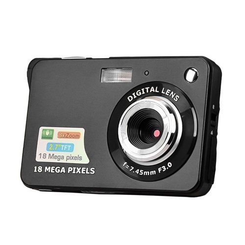 18MP 2.7 Inch LCD Screen 8x Zoom Smile Capture Anti-Shake  Digital Camera