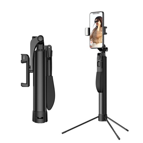 Stabilisateur de cardan portable à 7 sections avec fonctions de trépied de table Selfie Stick