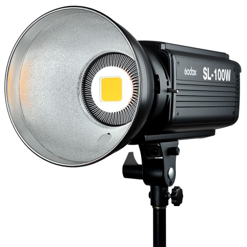 Godox SL-100W 2400LUX Studio Blitzlicht LED Videoleuchte Kontinuierliche Bowens Berg