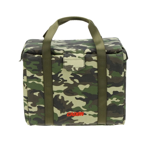 CADeN Camouflage pliable pliant antichoc reflex numérique reflex étui photographie sac de transport protecteur pour Sony Canon Nikon Olympus avec un diviseur