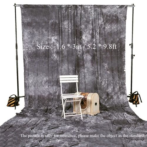 

Photography Studio Video 1.6 * 3m / 5.2 * 9.8ft Tie Dyed 100% Cotton Muslin Backdrop Background Screen