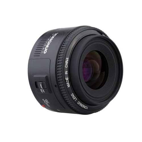 

Вторая рука Yongnuo YN35mm F2 Объектив 1: 2 AF / MF Широкоугольный фиксированный / Prime объектив с автоматической фокусировкой для камеры Canon EF Mount EOS