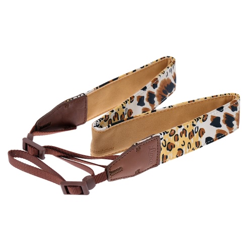 

LYNCA Leopard серии универсальные камеры плечевой ремень ремень хлопок Улучшенный коровьей материал для Зеркальная DSLR Canon Nikon