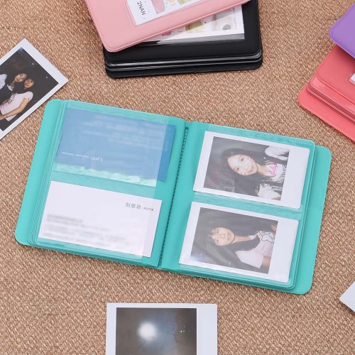 

64 Pockets Picture Album Case Photo Candy Color for Mini Fuji Instax & Name Card 7s 8 25 50s 90 LG PD233 PD221 PD239