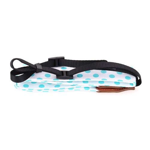 Soft Cotton Polka Dots Universal Adjustable DSLR Camera Camcorder Shoulder Neck Strap Belt with Harness Adapter for Nikon Canon Panasonic Sony Samsung Olymplus Fujifilm